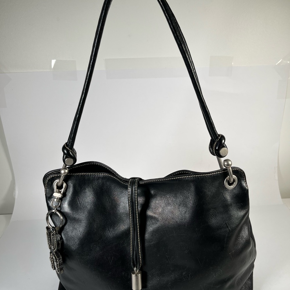 Vakko Genuine Leather Black Sholder Women Bag - Picture 3 of 15
